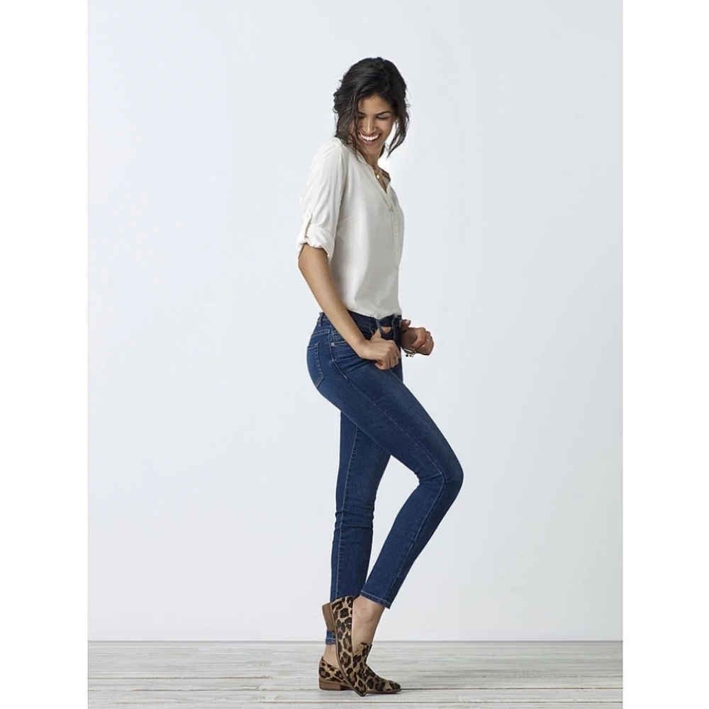 NEW R1893 Women’s Skinny Low Rise Slim Leg Jean Dark Blue